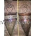 pair of decorative wall vases/sconces/plaques/pocket-garden art/ copper, patina   382534421669